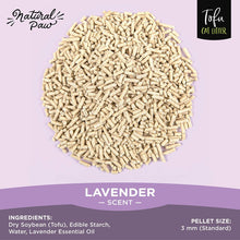 Load image into Gallery viewer, Natural Paw Tofu Cat Litter 4.5 lb (Lavender) 8 pack 36 lb Case