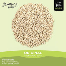 Load image into Gallery viewer, Natural Paw Tofu Cat Litter 4.5 lb (Unscented) 8 pack 36 lb Case