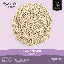 Load image into Gallery viewer, Natural Paw Tofu Cat Litter 4.5 lb (Lavender) 8 pack 36 lb Case
